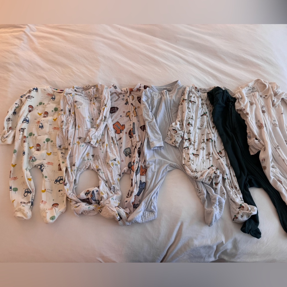 Baby boy bundle of brand name pajamas
